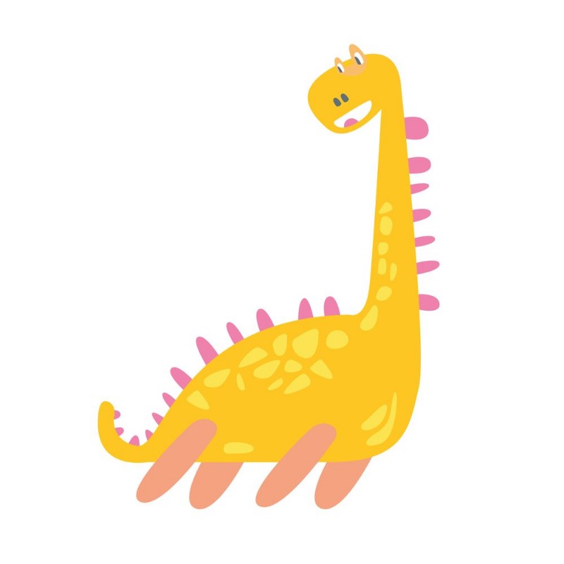 Picture of Cute Yellow Dino