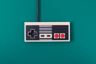 Bild von Retro game controller