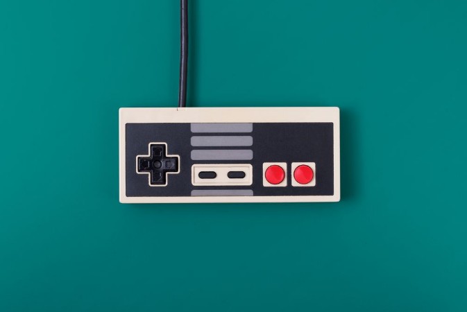 Afbeeldingen van Retro game controller