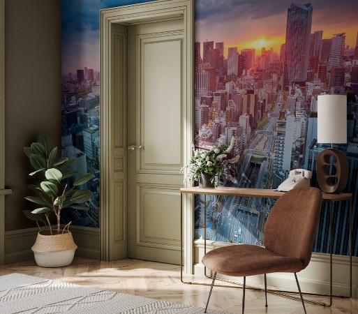 Bild på Tokyo Cityscape image of Tokyo Japan during sunset