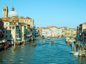 Pilt Venice with canal and boat