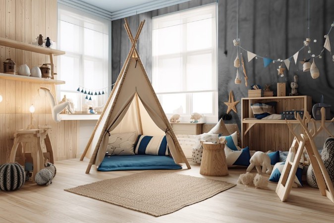 Afbeeldingen van Siamese on blue wooden background