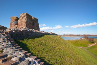 Picture of Kal Castle ruins at Mols Bjerge National Park Denmark