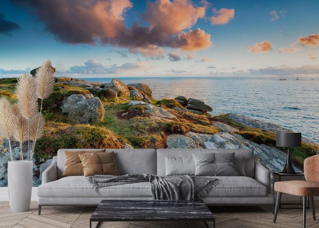 Afbeeldingen van Clifftops at Lands End in Cornwall