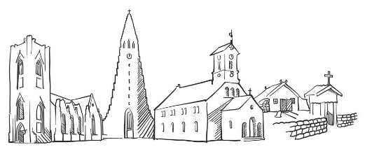 Image de Reykjavik Iceland Panorama Sketch