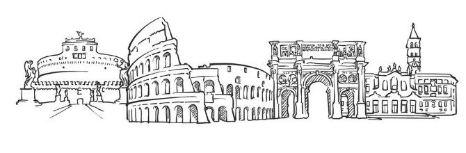 Image de Rome Italy Panorama Sketch