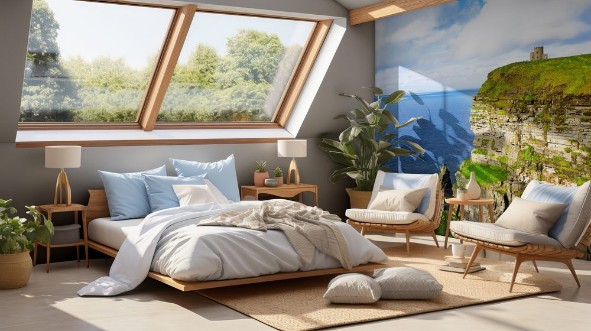 Εικόνα της Cliffs of Moher and OBriens tower west coast of Ireland County Clare at wild atlantic ocean