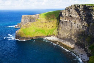 Picture of Cliffs of Moher west coast of Ireland County Clare at wild atlantic ocean