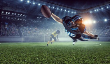 Afbeeldingen van Center player with ball in hands Mixed media