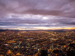 Image de Bogotá de nuit