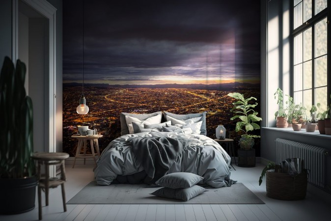 Afbeeldingen van Bogota på natten