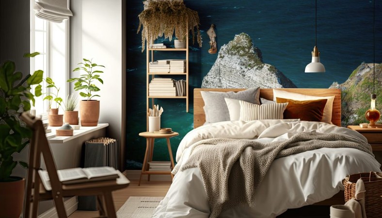 Picture of Chalk cliffs in Etretat