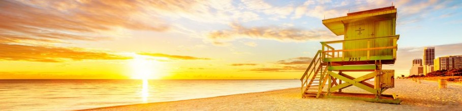 Miami South Beach sunrise paveikslėlis