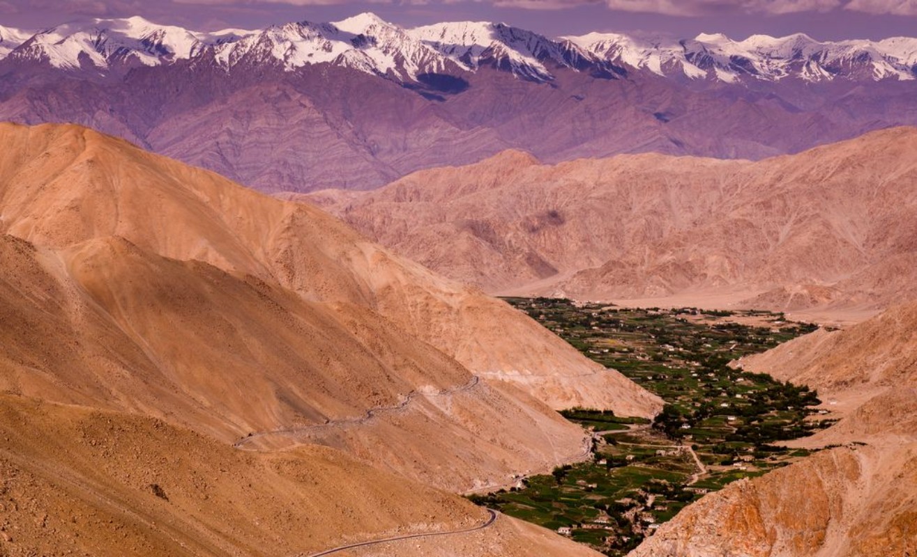 Picture of Landscape of Leh Ladakh North of India