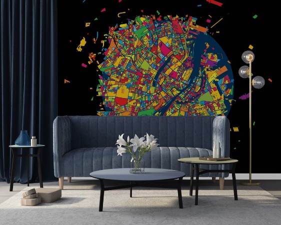 Afbeeldingen van Copenhagen Denmark  Colorful Artmap