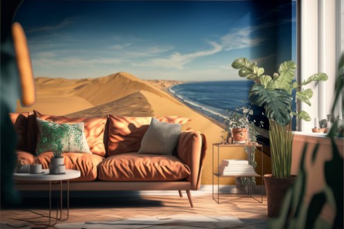 Afbeeldingen van Namibische kust