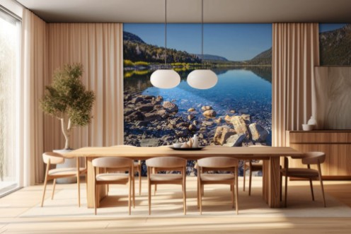 Picture of Shallow lake with a stony bottom