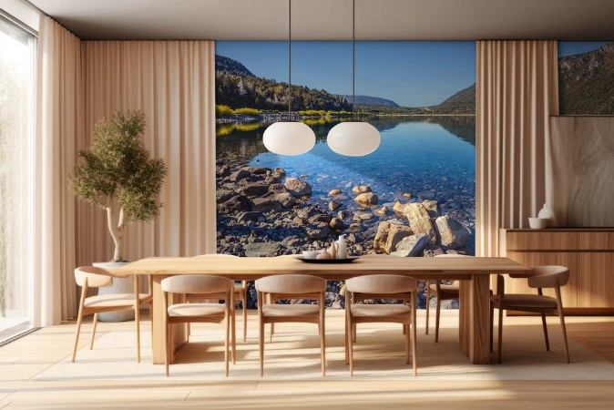 Picture of Shallow lake with a stony bottom