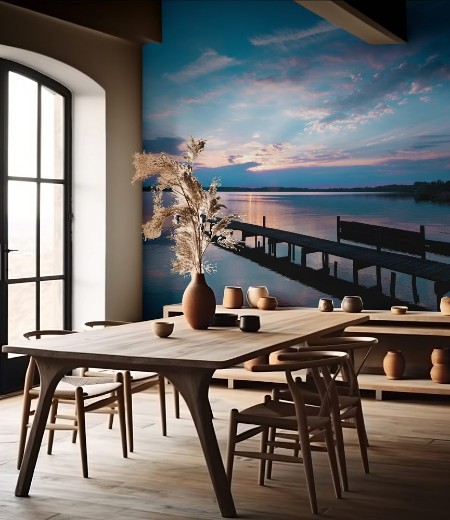 Picture of Sunset at the lake