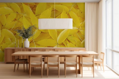 Picture of Yellow Fallen Leaves