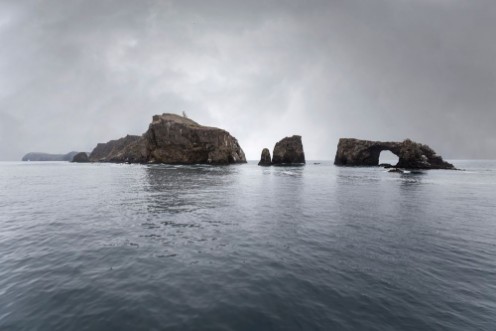 Afbeeldingen van Anacapa Island California with Storm Sky