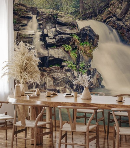 Picture of Waterfall Skalnik in Szczawnica Beskid Sadecki mountain range in Polish Carpathian Mountains