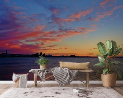 Picture of Reykjavik sunset