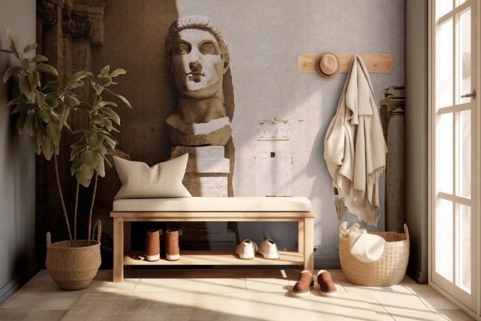 Afbeeldingen van Rome  Italie - Statue de lempereur Constantin