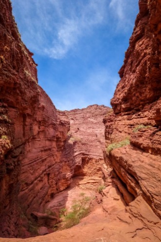 Afbeeldingen van Garganta del diablo in Quebrada de las Conchas Salta Argentina