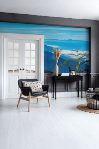 Afbeeldingen van Landscape view point  many mist in mountain at Chiengmai