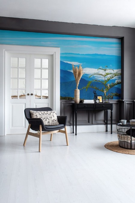 Picture of Landscape view point  many mist in mountain at Chiengmai