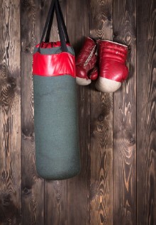 Picture of Boxing equipment from the boxing hall