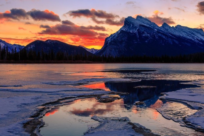 Afbeeldingen van Mount Rundle II