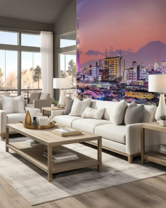 Picture of Tokyo and Fuji