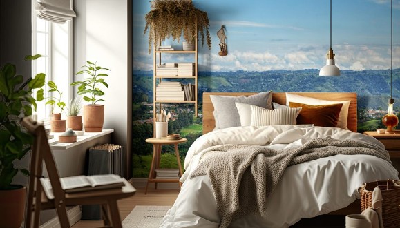 Afbeeldingen van Morning View of Salento Colombia