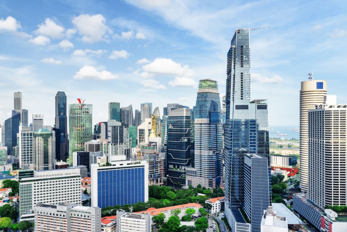 Image de Scenic view of skyscrapers in downtown Singapore