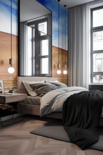 Bild på Ancient chandelier pattern on rock