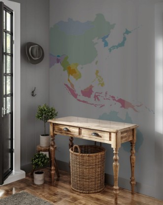 Afbeeldingen van Map of Asia Pacific