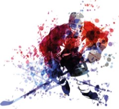 Bild von Hockey illustration
