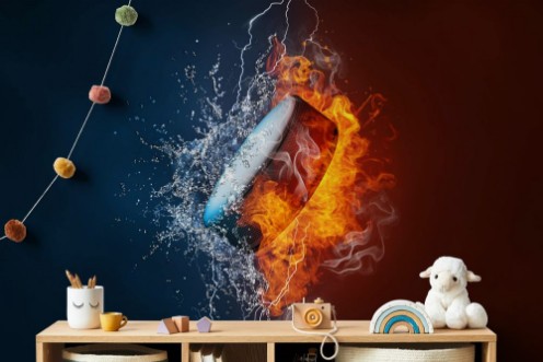 Picture of Fire and Water Puck