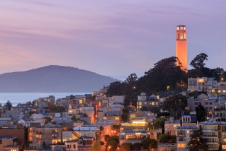 Снимка на Coit Tower Lit