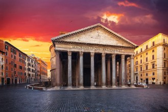 Pilt view of Pantheon in the morning