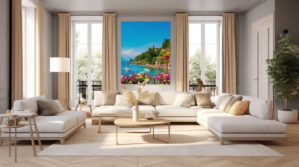 Picture of Italiensk solskin, Lake Como