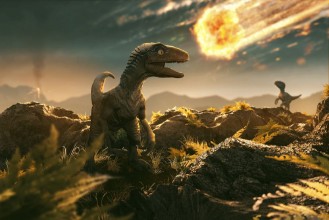 Image de Velociraptor Sees Incoming Asteroid