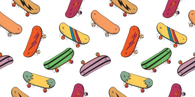 Image de Skateboard pattern I