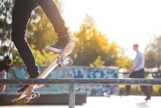 Bild von Rail in skatepark