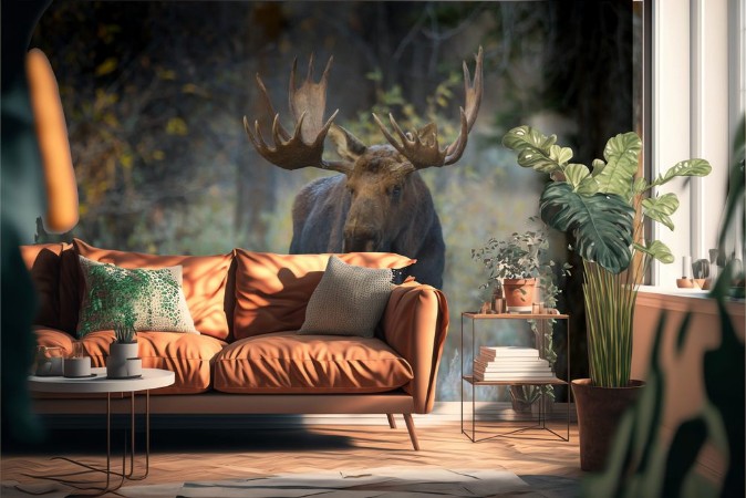 Afbeeldingen van Shiras moose in Wyoming