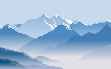 Snow-capped mountain peaks paveikslėlis