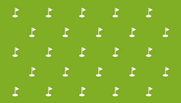 Golf Course Pattern photowallpaper Scandiwall