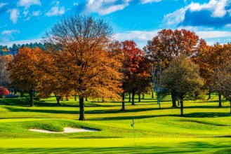 Bild von Autumn In The Golf Course